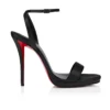 Miss Z Sandal Queen – 120 mm Riemchensandalen – Lamm-Nappaleder – Schwarz – Damen