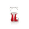 Miss Z Sandale – 100 mm Riemchensandale – Perlmuttfarbenes Nappaleder – Bianco – Damen Miss Z Sandale – 100 mm Riemchensandale – Perlmuttfarbenes Nappaleder – Bianco – Damen