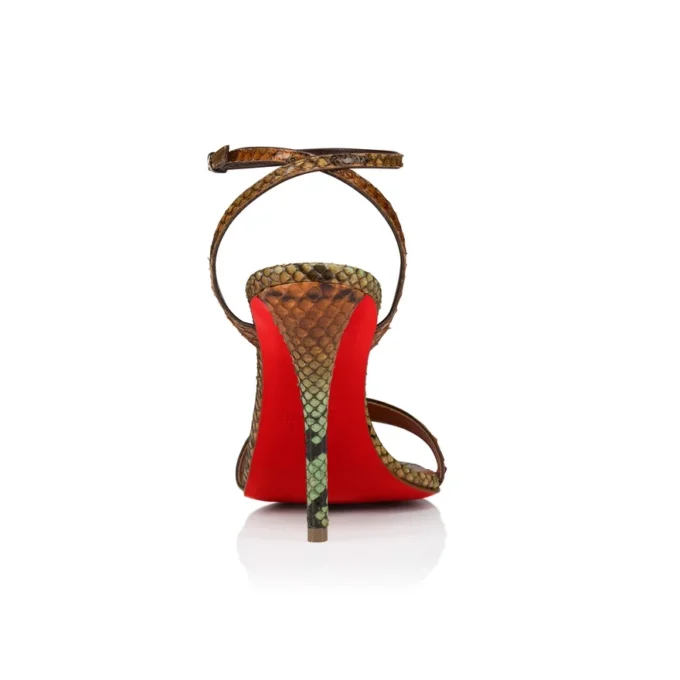 Miss Z Sandale – 100 mm Riemchensandalen – Pythonleder mit Farbverlauf – Palio Haiiro – Damen
