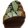 Miss Z Sandale – 100 mm Riemchensandalen – Pythonleder mit Farbverlauf – Palio Haiiro – Damen