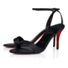 Miss Z Sandale – 80 mm Riemchensandalen – Lamm-Nappaleder – Schwarz – Damen