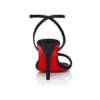 Miss Z Sandale – 80 mm Riemchensandalen – Lamm-Nappaleder – Schwarz – Damen