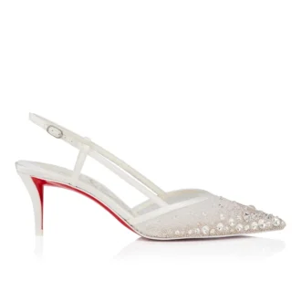 Miss Z Sling Sparkling – 60-mm-Slingback-Pumps – Mesh und Strass – Version Ivory – Damen Miss Z Sling Sparkling – 60-mm-Slingback-Pumps – Mesh und Strass – Version Ivory – Damen
