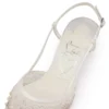 Miss Z Sling Sparkling – 60-mm-Slingback-Pumps – Mesh und Strass – Version Ivory – Damen