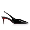 Miss Z Slingback – 60-mm-Slingback-Pumps – Lackkalbsleder – Schwarz – Damen