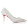 Miss Z Sparkling – 80-mm-Pumps – Mesh und Strass – Version Elfenbein – Damen