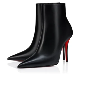 Miss Z Stiefel – 100 mm Stiefel – Kalbsleder – Schwarz – Damen