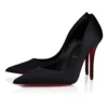 Miss Z Suola Strass – 100-mm-Pumps – Krepp-Satin – Schwarz – Damen