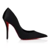 Miss Z Suola Strass – 100-mm-Pumps – Krepp-Satin – Schwarz – Damen