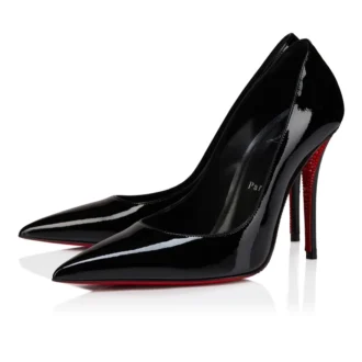 Miss Z Suola Strass – 100-mm-Pumps – Lackkalbsleder – Schwarz – Damen