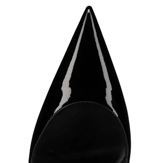 Miss Z Suola Strass – 100-mm-Pumps – Lackkalbsleder – Schwarz – Damen