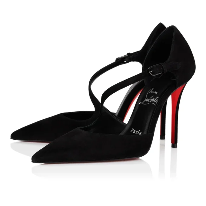Miss Ziggyta – 100-mm-Pumps – Veau Velours – Schwarz – Damen