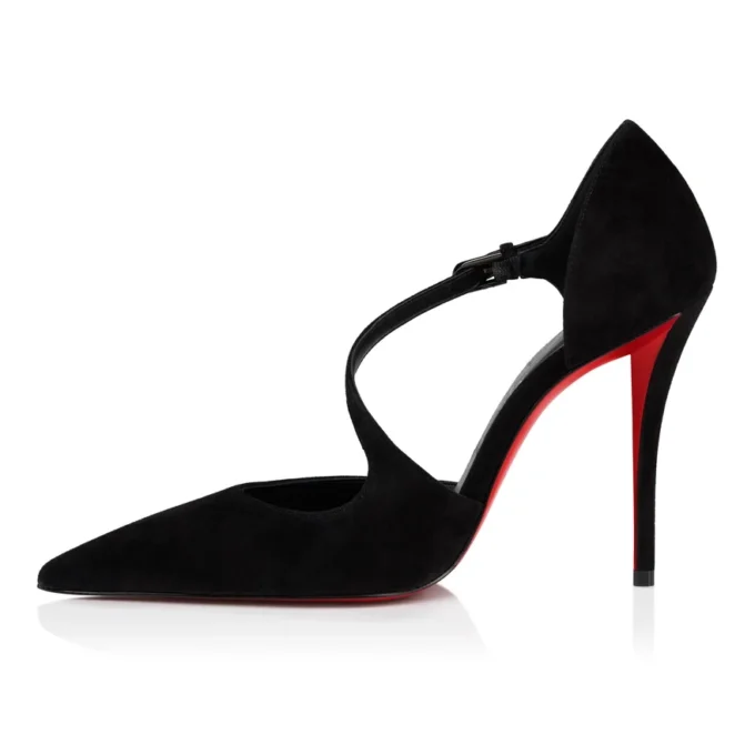Miss Ziggyta – 100-mm-Pumps – Veau Velours – Schwarz – Damen