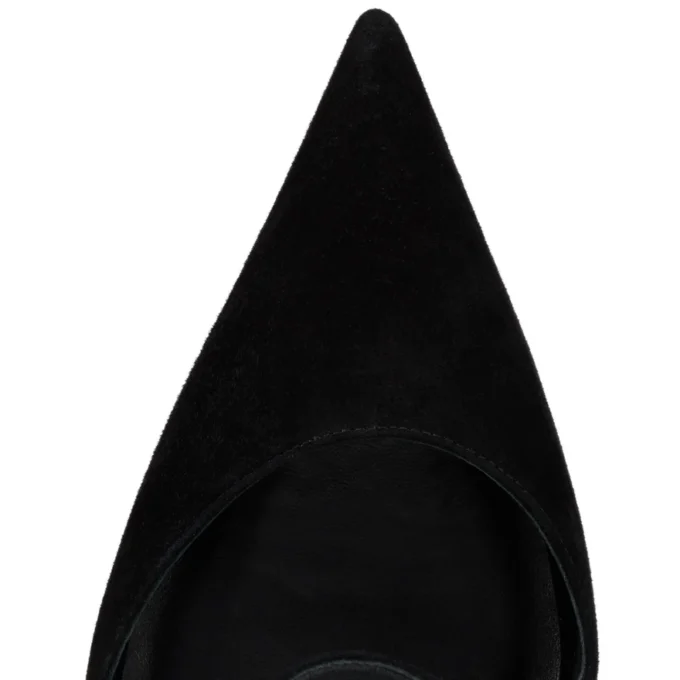 Miss Ziggyta – 100-mm-Pumps – Veau Velours – Schwarz – Damen