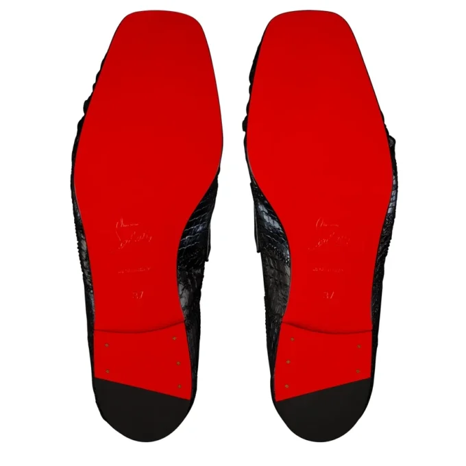 Mocallista – Loafer – Patchwork aus Wasserschlangenleder – Schwarz – Damen Mocallista – Loafer – Patchwork aus Wasserschlangenleder – Schwarz – Damen