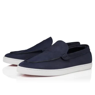 Moonboat – Slipper – Nubukleder mit umgekehrter Narbung – Zaffiro – Herren