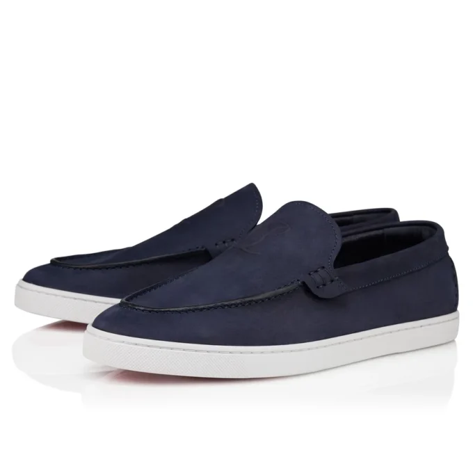 Moonboat – Slipper – Nubukleder mit umgekehrter Narbung – Zaffiro – Herren