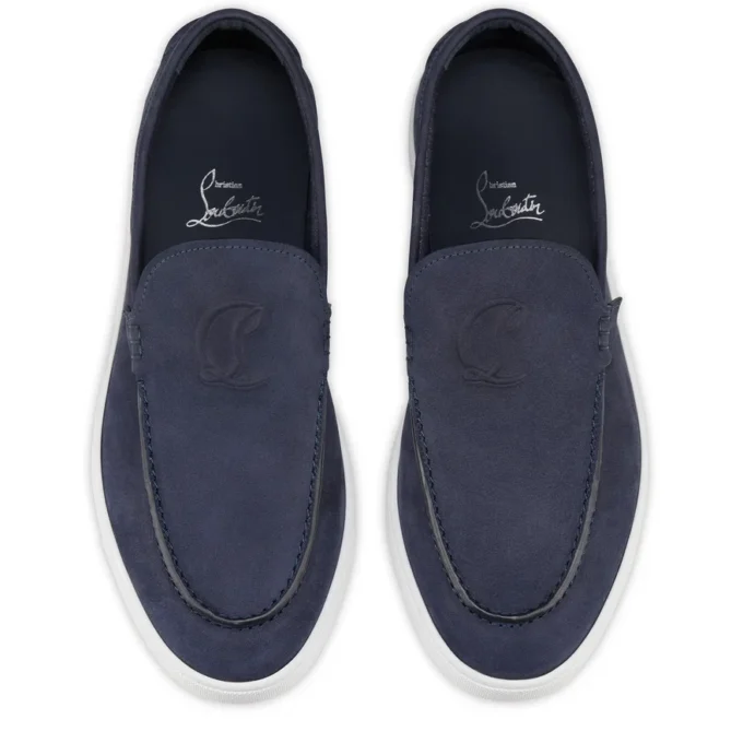 Moonboat – Slipper – Nubukleder mit umgekehrter Narbung – Zaffiro – Herren