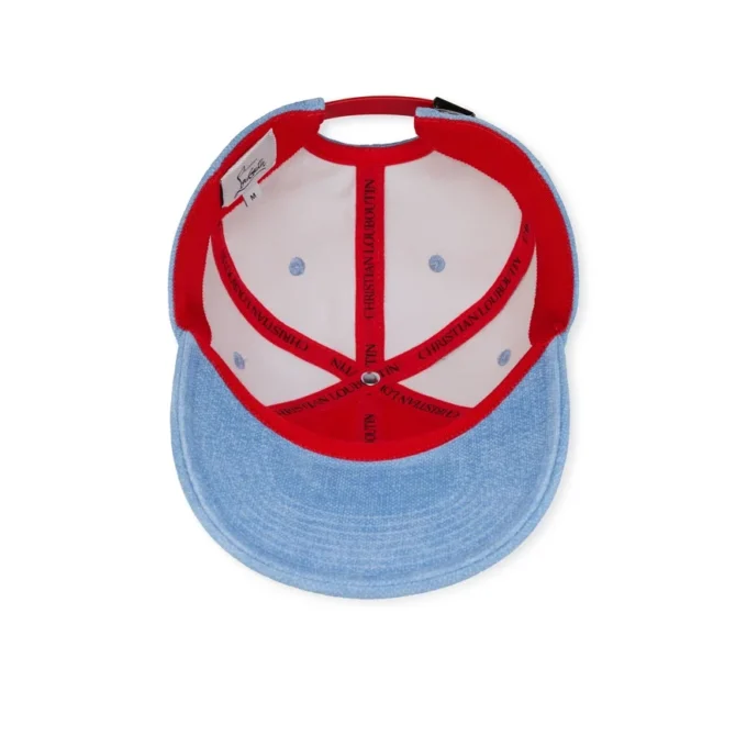 Mooncrest CL AC – Baseballkappe – Kalbsleder und Canvas – Ceruleo Mooncrest CL AC – Baseballkappe – Kalbsleder und Canvas – Ceruleo