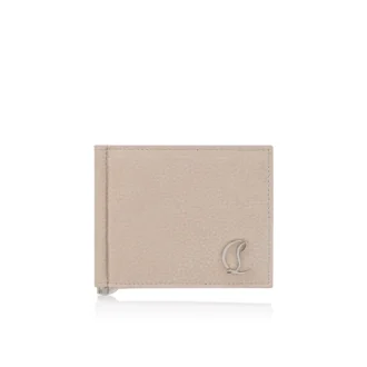 Mooncrest – Schlüsseletui – genarbtes Kalbsleder – Beige
