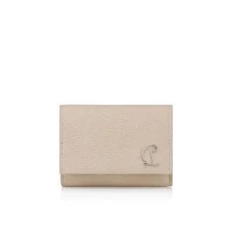 Mooncrest – Schlüsseletui – genarbtes Kalbsleder – Beige
