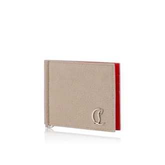 Mooncrest – Schlüsseletui – genarbtes Kalbsleder – Beige