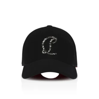 Mooncrest Stones – Baseballkappe – Samt und Strass – Schwarz
