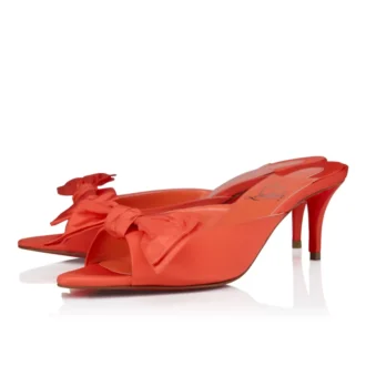 Mulazee – 60-mm-Pantoletten – Seidentaft – Caruzo – Damen