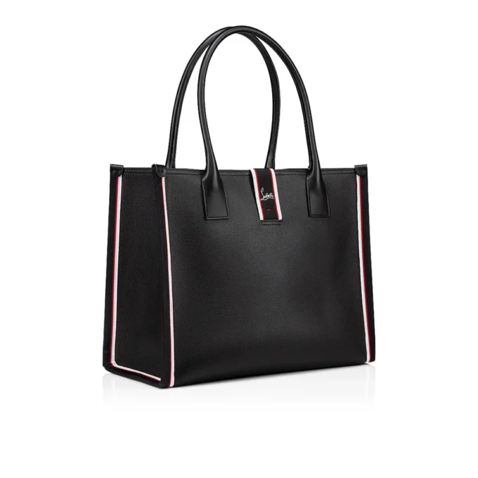 Nastroloubi L – Tote Bag – genarbtes Kalbsleder – Schwarz Nastroloubi L – Tote Bag – genarbtes Kalbsleder – Schwarz