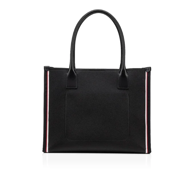 Nastroloubi L – Tote Bag – genarbtes Kalbsleder – Schwarz Nastroloubi L – Tote Bag – genarbtes Kalbsleder – Schwarz