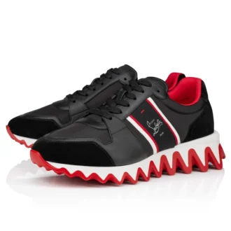 Nastroshark – Sneaker – Kalbsleder und Stoff – Schwarz – Herren