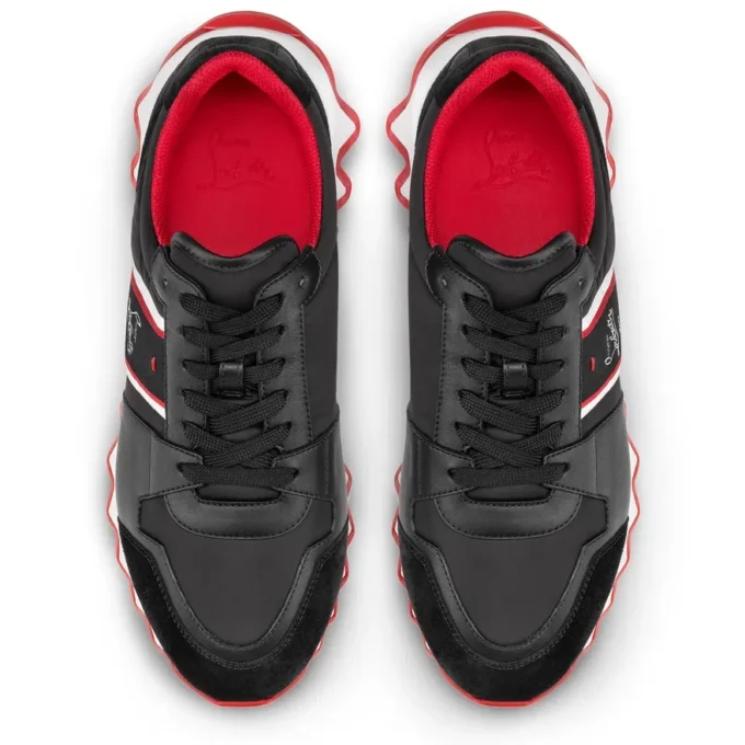 Nastroshark – Sneaker – Kalbsleder und Stoff – Schwarz – Herren