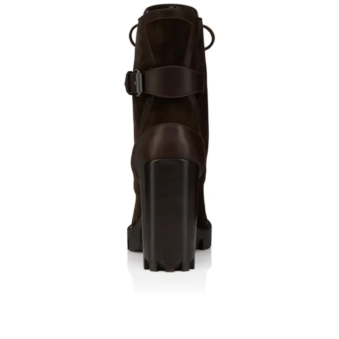 New Macademia – 100 mm Low Stiefel – Veau Velours – Cafa – Damen New Macademia – 100 mm Low Stiefel – Veau Velours – Cafa – Damen