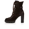 New Macademia – 100 mm Low Stiefel – Veau Velours – Cafa – Damen New Macademia – 100 mm Low Stiefel – Veau Velours – Cafa – Damen