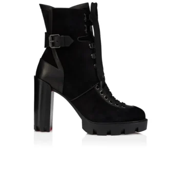 New Macademia – 100 mm Stiefel – Veau Velours – Schwarz – Damen