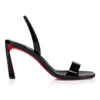 O Condora – 85 mm Riemchensandalen – Lackleder – Schwarz – Damen