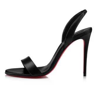O Marylin 100 Schwarzes Leder – Schuhe – Damen