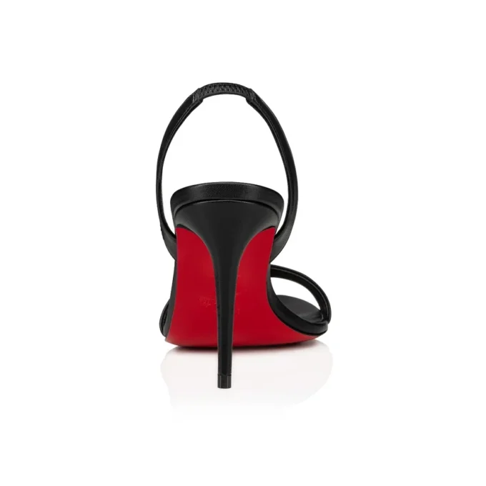 O Marylin – 85-mm-Sandalen – Nappaleder – Schwarz – Damen