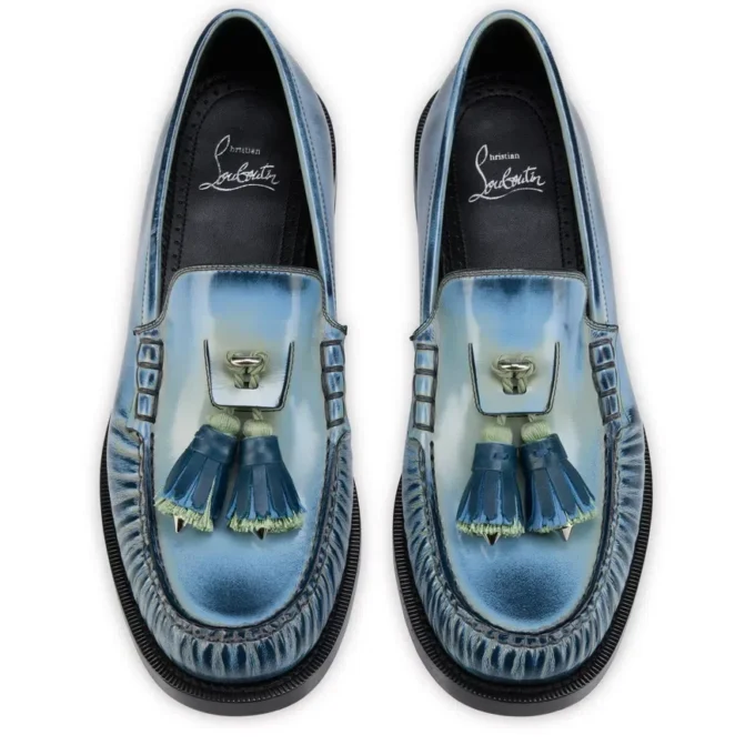 Orlando – Slipper – Gebürstetes Kalbsleder – Ceruleo – Herren Orlando – Slipper – Gebürstetes Kalbsleder – Ceruleo – Herren