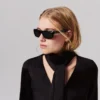 Our Georges Lb0028 – Sonnenbrille – Acetat – Glänzendes Schwarz