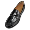 Penny-Loafer – Abrasivato-Kalbsleder – Schwarz – Herren