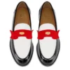 Penny-Loafer – Lackkalbsleder und Veau Velours – Mehrfarbig – Herren