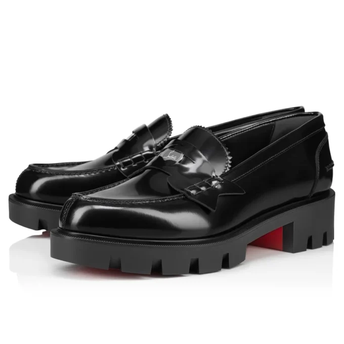 Penny Lug – Loafer – Abrasivato-Kalbsleder – Schwarz – Damen Penny Lug – Loafer – Abrasivato-Kalbsleder – Schwarz – Damen