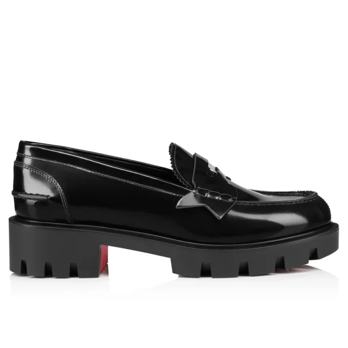 Penny Lug – Loafer – Abrasivato-Kalbsleder – Schwarz – Damen Penny Lug – Loafer – Abrasivato-Kalbsleder – Schwarz – Damen