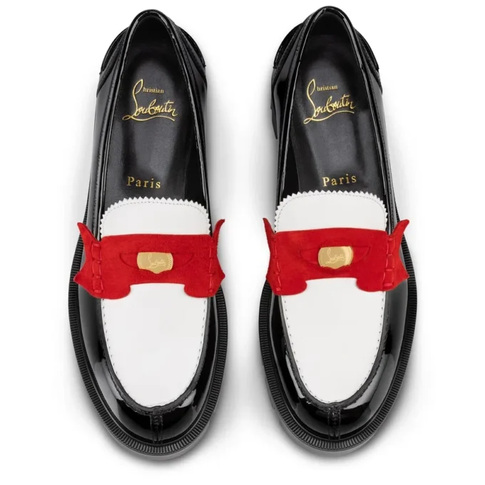Penny Lug – Loafer – Kalbsleder und Lackleder – Mehrfarbig – Damen Penny Lug – Loafer – Kalbsleder und Lackleder – Mehrfarbig – Damen