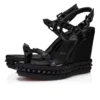 Pyraclou – 110-mm-Espadrilles – Lackkalbsleder – Schwarz – Damen Pyraclou – 110-mm-Espadrilles – Lackkalbsleder – Schwarz – Damen