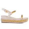 Pyraclou – 60 mm Espadrilles – Lackkalbsleder – Leche – Damen Pyraclou – 60 mm Espadrilles – Lackkalbsleder – Leche – Damen