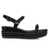 Pyraclou – 60-mm-Espadrilles – Lackkalbsleder – Schwarz – Damen Pyraclou – 60-mm-Espadrilles – Lackkalbsleder – Schwarz – Damen