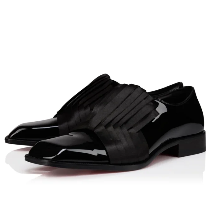 Rahul – Oxfords – Lackkalbsleder und Krepp-Satin – Schwarz – Herren Rahul – Oxfords – Lackkalbsleder und Krepp-Satin – Schwarz – Herren