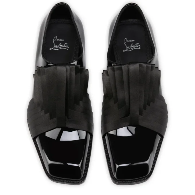 Rahul – Oxfords – Lackkalbsleder und Krepp-Satin – Schwarz – Herren Rahul – Oxfords – Lackkalbsleder und Krepp-Satin – Schwarz – Herren